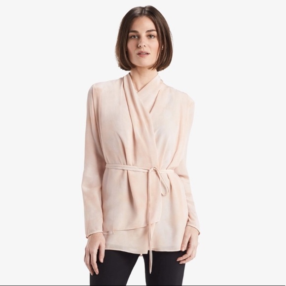 MM.LAFLEUR Marguerite Blush Long Sleeves Top Size Small - Picture 1 of 8